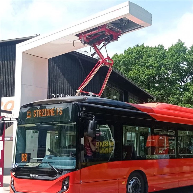 Pantograf Bus Listrik